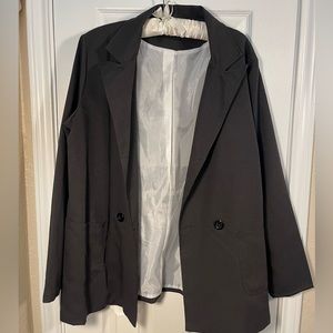 Black Lightweight Blazer Size XL